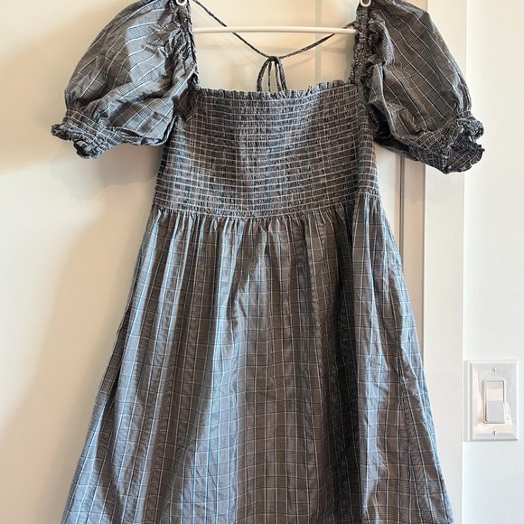 Hill House Home Athena Dress in Tai Check - Picture 4 of 6